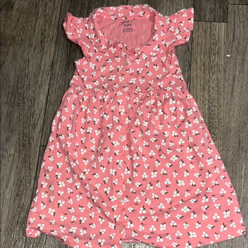 Carter's Pink Floral Kids Dress
